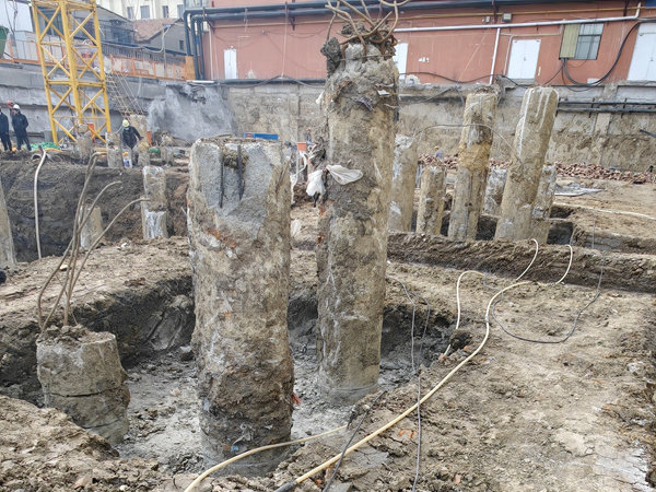 灌注樁樁頭破除